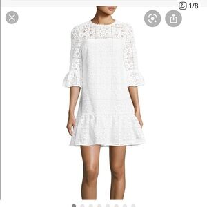 Kate Spade lace flounce shift dress